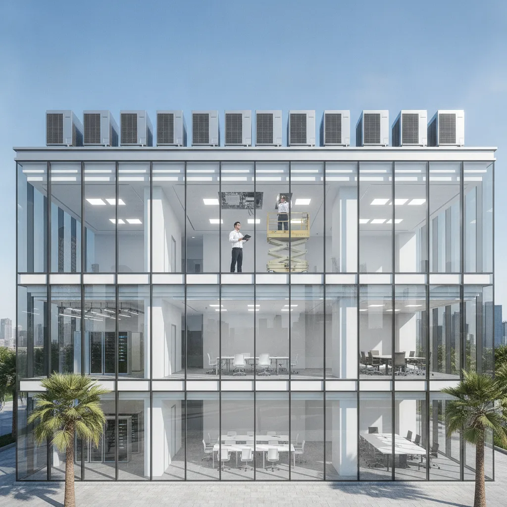 Climatisation VRV VRF bâtiment, guide technique 2026 - climatisation vrv vrf batiment