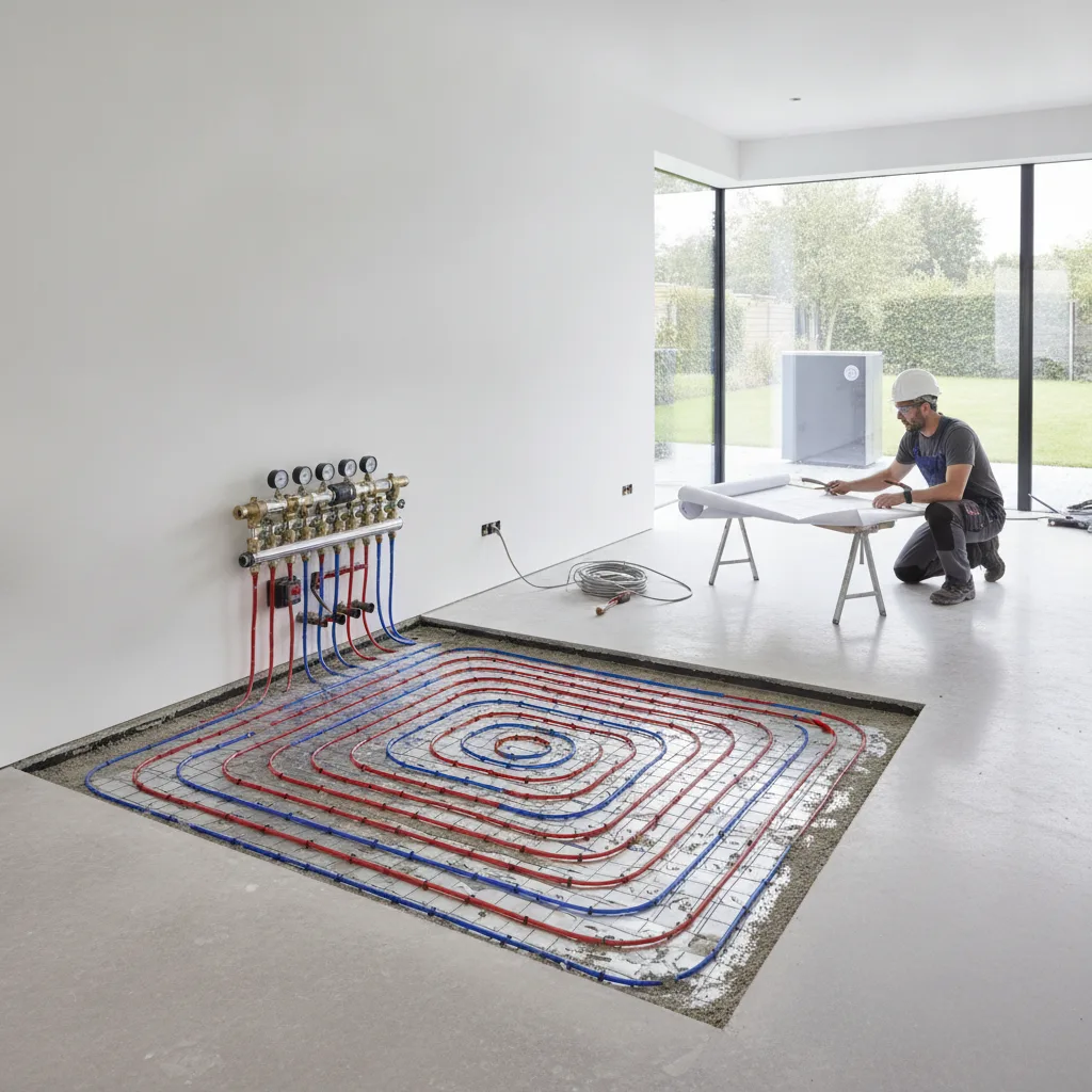 Plancher chauffant basse température, guide technique 2026 - plancher chauffant basse temperature